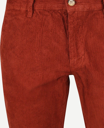 Steppin' Out chino flemm corduroy wine | Regular-fit
