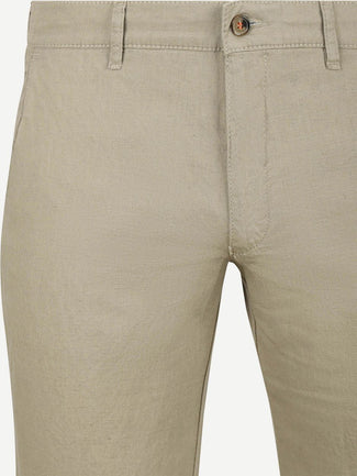 Chino Pico cotton linen kaki Chino Pico cotton linen kaki