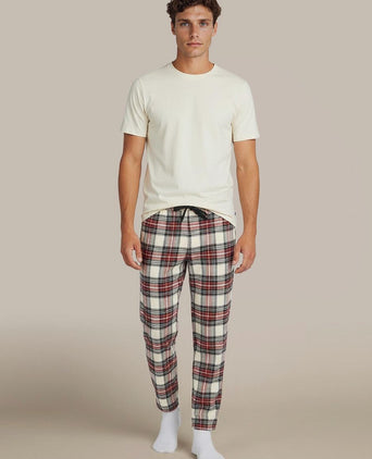 Loungebroek ruit multicolour