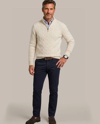 Chino newbury heavy twill donkerblauw