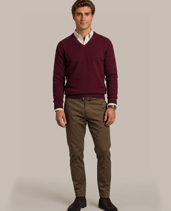 Chino newbury heavy twill brown