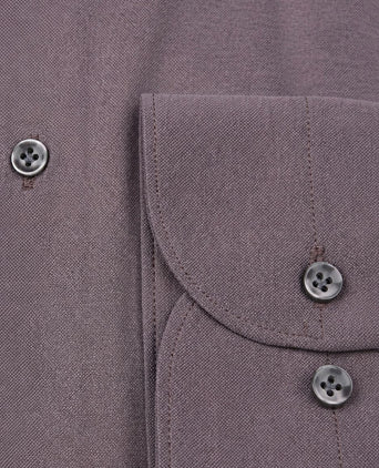 Japanese knitted overhemd mauve
