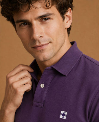 The rene poloshirt paars