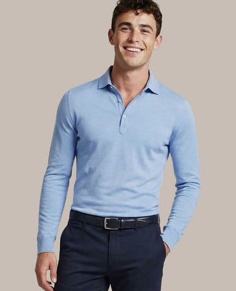 Camicia poloshirt lichtblauw