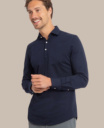Camicia poloshirt donkerblauw