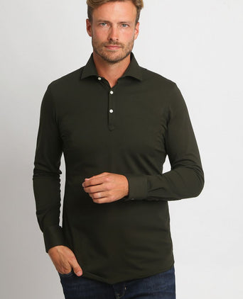 Camicia poloshirt donkergroen