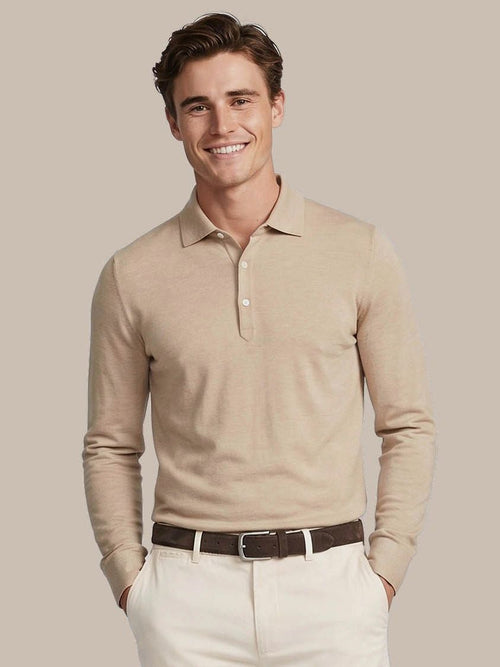 Camicia poloshirt beige