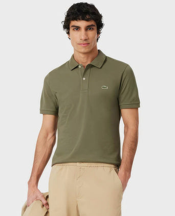 Poloshirt pique olijfgroen
