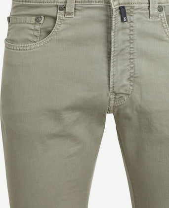 Pierre Cardin 5-pocket jeans Lyon tapered groen