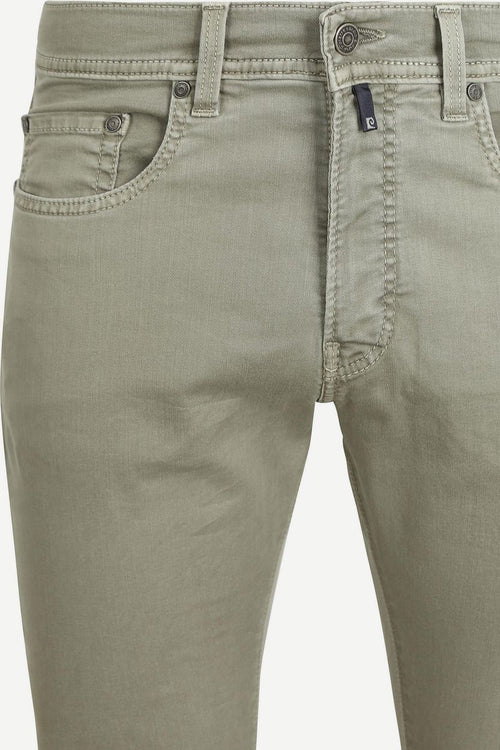 Pierre Cardin 5-pocket jeans Lyon tapered groen
