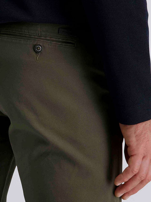 Pierre Cardin chino castres olijfgroen | Regular-fit