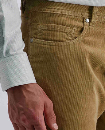 Pierre Cardin broek Lyon corduroy beige