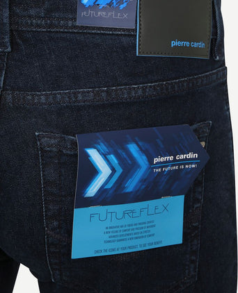 Jeans Lyon tapered future flex donkerblauw