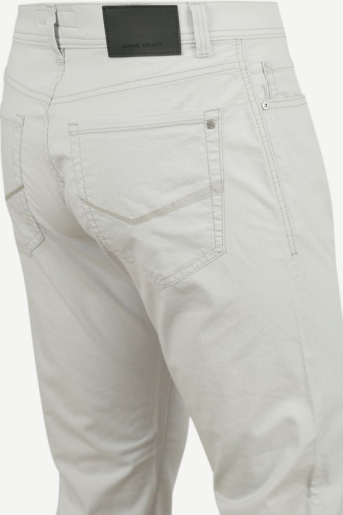 Broek Lyon tapered lichtgrijs