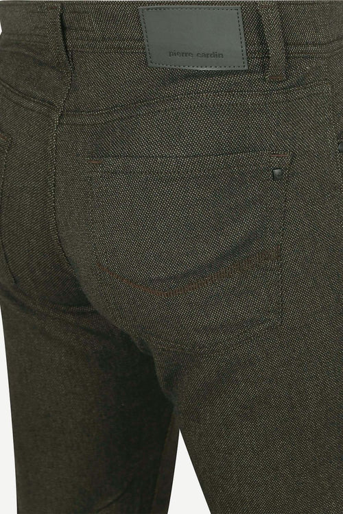 Broek Lyon tapered groen
