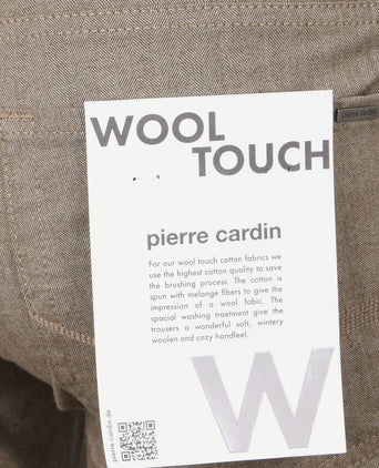 Broek Lyon tapered beige