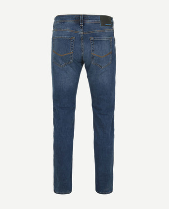 Jeans Lyon tapered future flex blauw stonewash