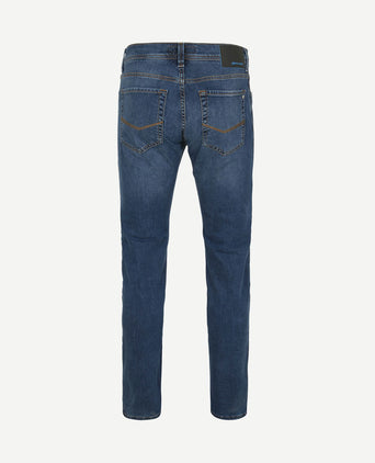 Jeans Lyon tapered future flex blauw stonewash