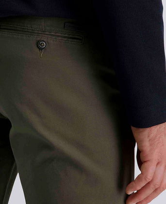 Chino castres olijfgroen