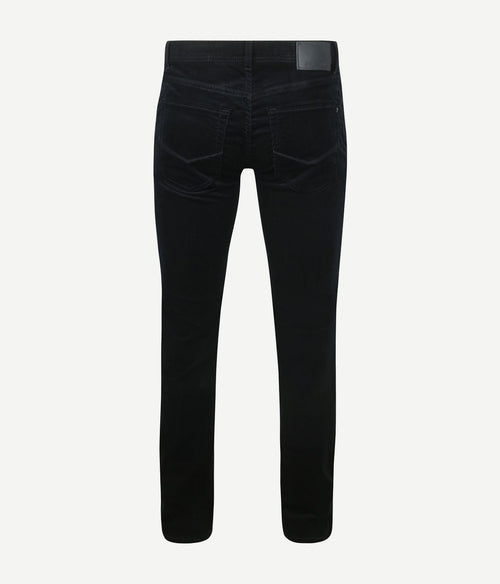 Pierre Cardin broek Lyon corduroy donkerblauw