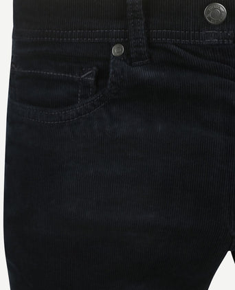 Broek Lyon corduroy donkerblauw