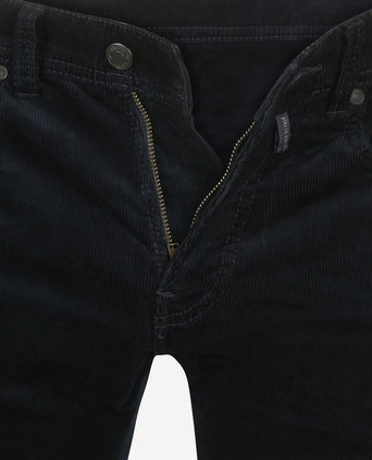 Broek Lyon corduroy donkerblauw