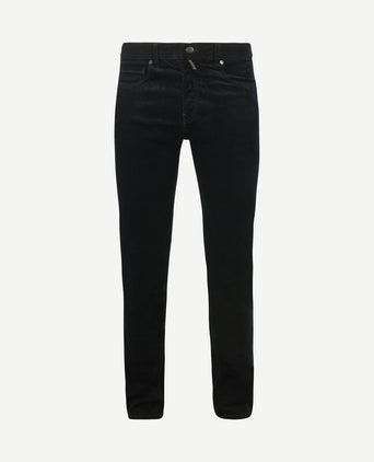 Broek Lyon corduroy donkerblauw