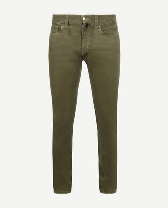 Broek Lyon corduroy olive