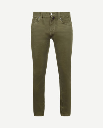 Broek Lyon corduroy olive