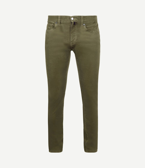 Broek Lyon corduroy olive