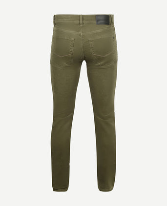 Broek Lyon corduroy olive