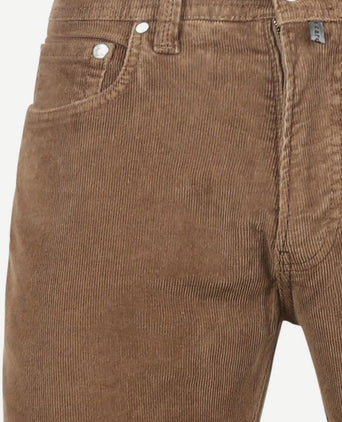 Pierre Cardin broek Lyon future flex corduroy bruin