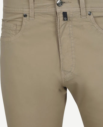 Broek Lyon tapered beige