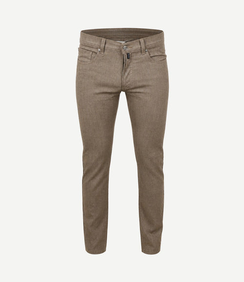 Broek Lyon tapered beige