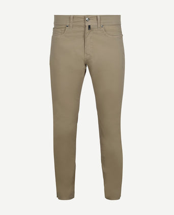 Broek Lyon tapered beige