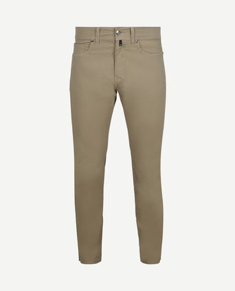 Broek Lyon tapered beige
