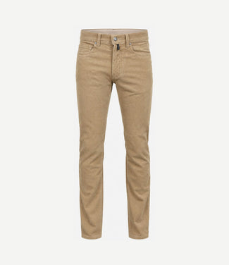 Broek Lyon tapered corduroy beige Broek Lyon tapered corduroy beige