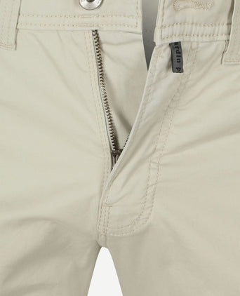 Broek Lyon tapered ecru