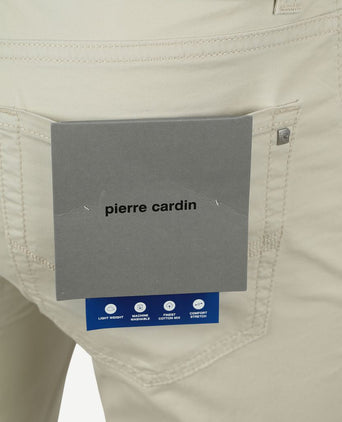 Pierre Cardin broek Lyon tapered ecru