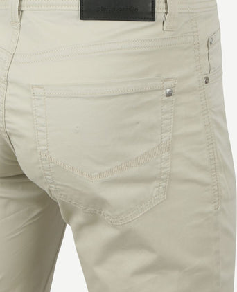 Broek Lyon tapered ecru
