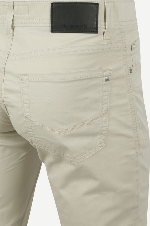 Broek Lyon tapered ecru