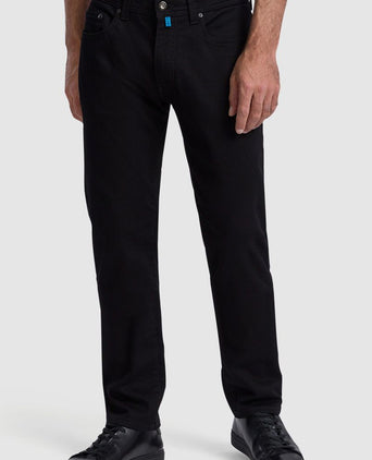 Pierre Cardin broek Lyon tapered future flex zwart