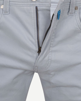 Pierre Cardin broek Lyon tapered futureflex lichtblauw