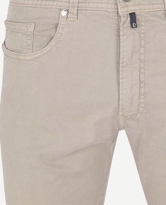 Broek Lyon tapered greige