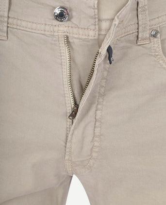 Broek Lyon tapered greige