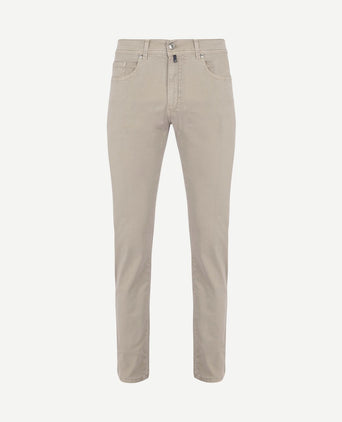 Broek Lyon tapered greige