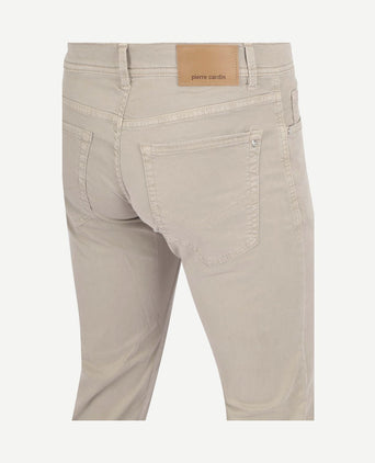 Broek Lyon tapered greige