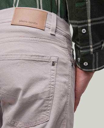 Broek Lyon tapered greige