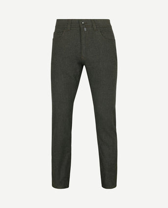 Broek Lyon tapered groen