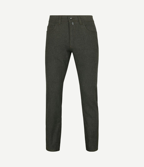 Broek Lyon tapered groen